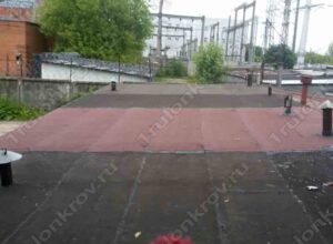 Крыша гаража, покрытая Филизолом