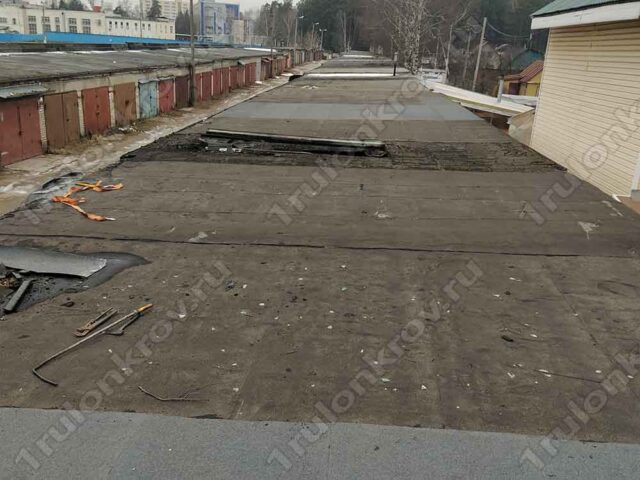 Ремонт кровли гаража