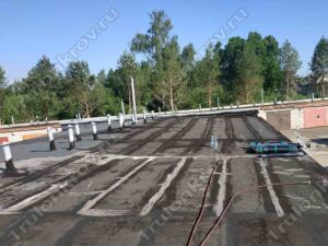 Рубероидная крыша гаража, Зеленоград, ГСК «Спутник»